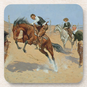 Draai Him Loose, Bill, c.1893 (olie op canvas) Onderzetter