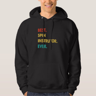 Draai Instruteur Professioneel Retro Beste Draai I Hoodie