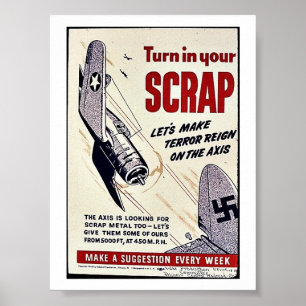 Draai je schroot om poster