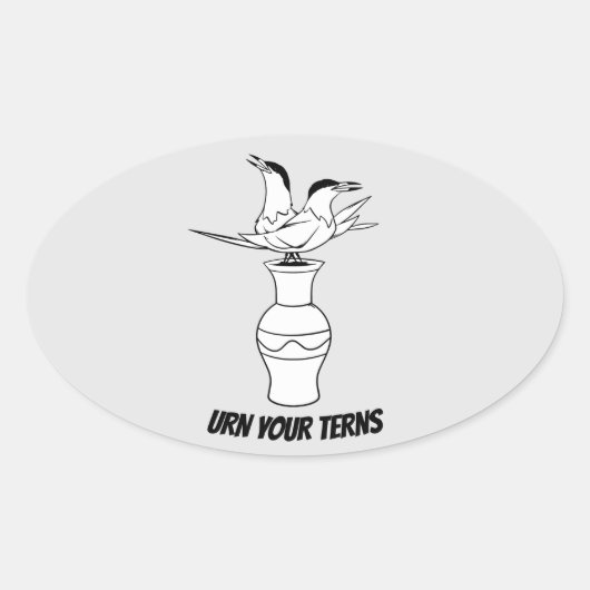 Draai je Terns sticker (Voorkant)