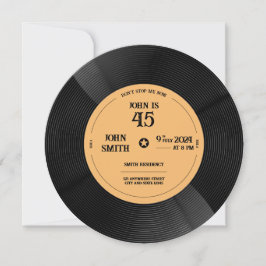 Draai Jouw Feestje – Vinyl Uitnodiging Vibes
