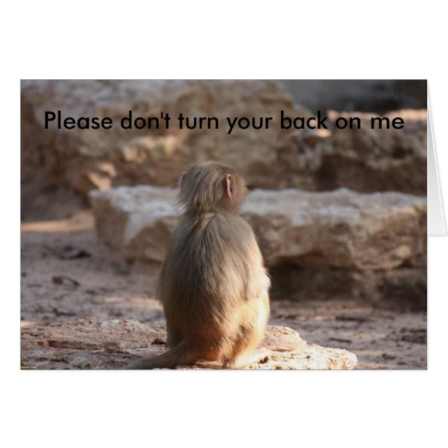 Draai me alsjeblieft niet om (Voorkant Horizontaal)