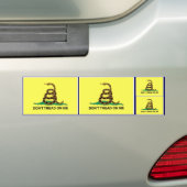 Draai me niet aan! bumpersticker (Op auto)