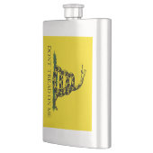 Draai me niet op Gadsden vlag Flacon (Links)