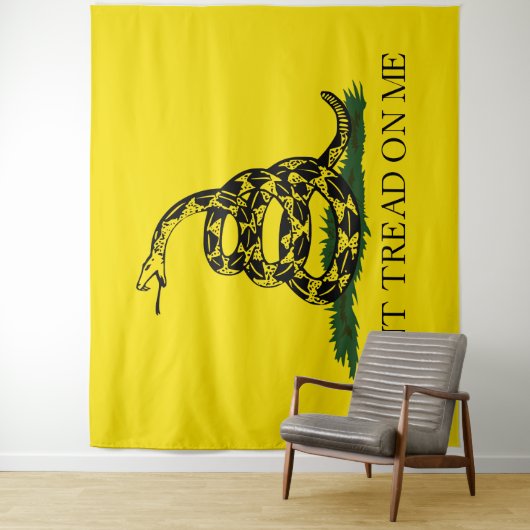 Draai me niet op Gadsden vlag Wandkleed (In situ)