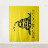 Draai me niet op Gadsden vlag Wandkleed (Voorkant)