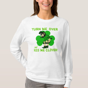 Draai me om en kus me klaver t-shirt