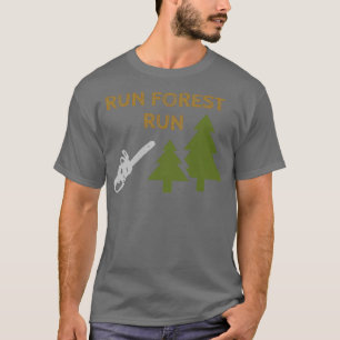 Draai met bos een schimmelcadeautje voor lumberjac t-shirt