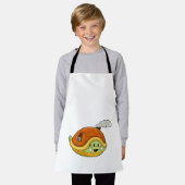 Draai met Shell als huis Schort (Gedragen)