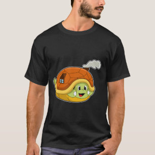 Draai met Shell als huis T-shirt