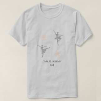 Draai naar je eigen tunnelballet t-shirt