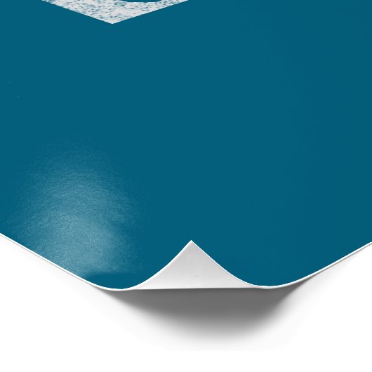 Draai obstakels om in stapstenen perfect poster (Hoek)