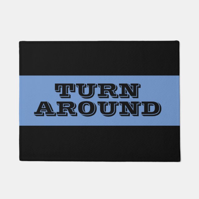 Draai om de zijdedeur deurmat (Voorkant)