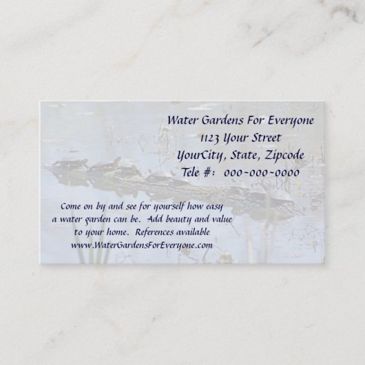 Draai omhoog visitekaartje (Voorkant)