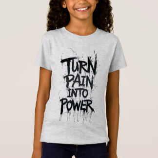 Draai pijn om in kracht t-shirt