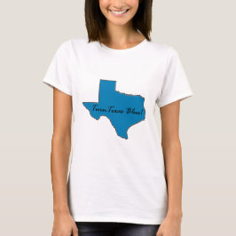 Draai Texas Blue. Democratische Pride T-shirt