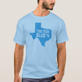 Draai Texas Blue T-Shirt | Repaint-Amerika (Voorkant)