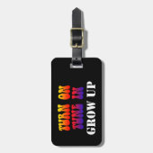 Draai Tune in grot omhoog Bagagelabel (Voorkant verticaal)