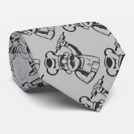 draai van de kaak stropdas (Opgerold)