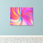 Draai van kleur canvas afdruk (Insitu (Houten vloer))