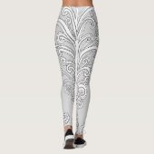 Draaibaar paisleydeeg in elke kleur leggings (Achterkant)