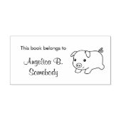 Draaiboekplaat piglet 	rubberstempel (Afrduk)