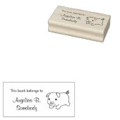 Draaiboekplaat piglet 	rubberstempel (Gestempeld)