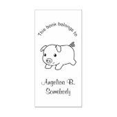 Draaiboekplaat piglet 	rubberstempel (Afrduk)