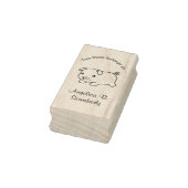 Draaiboekplaat piglet 	rubberstempel (Stempel)