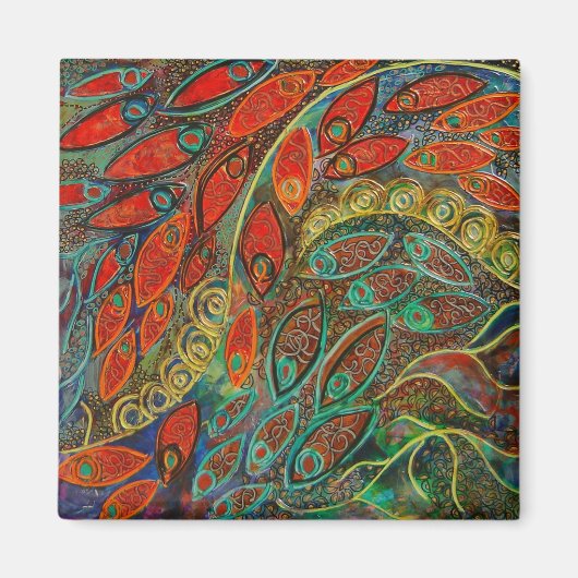 Draaideur (schilderij) magneet (Voorkant)