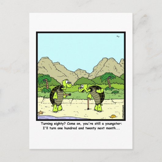 Draaien 80 briefkaart (Voorkant)