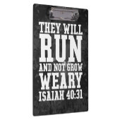 Draaien en niet groeien Weary Christelijke Bijbel Klembord (Rechts)