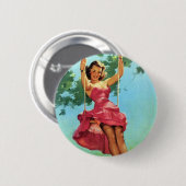 Draaien omhoog ronde button 5,7 cm (Voorkant /achterkant)