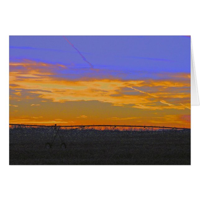 Draaien op zonsondergang 2 (Voorkant Horizontaal)