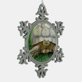 Draaien Tin Sneeuwvlok Ornament (Links)