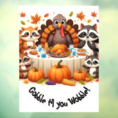 Draaien tot we wiebelen raamsticker (Vel 3)