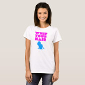 Draaien van je haar - Silhouette T-shirt (Voorkant volledig)