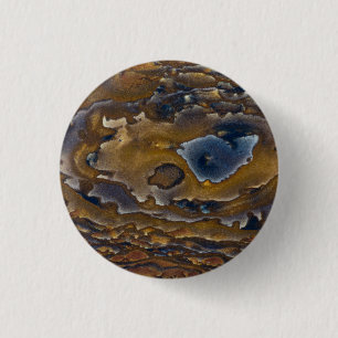 Draaiend patroon op Jasper-plaat Ronde Button 3,2 Cm