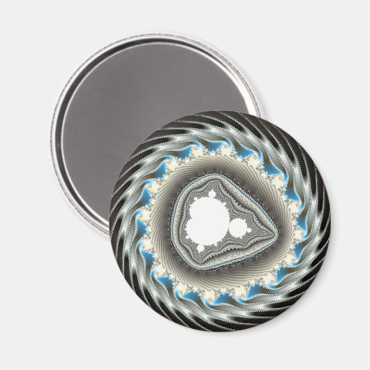 draaiend wiel - Fractal Magneet (Voorkant / Achterkant)