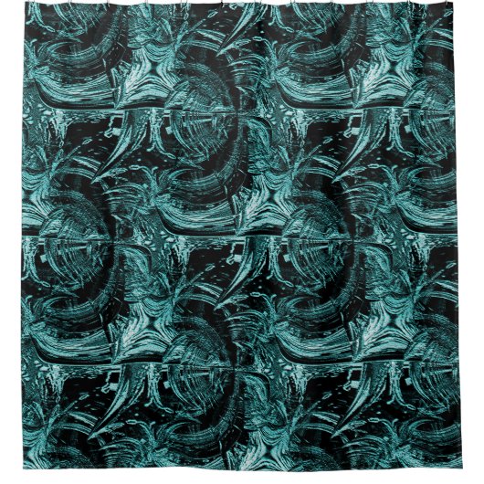 Draaiend Zee..... Douchegordijn (Voorkant)