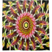 Draaiende Bloemen..... Douchegordijn (Voorkant)