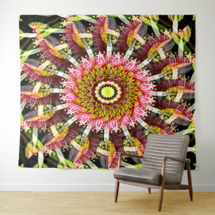 Draaiende Bloemen..... Wandkleed