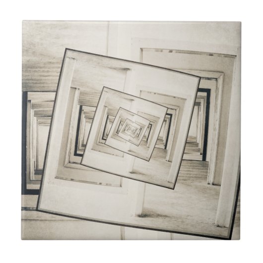 Draaiende deuren tegeltje (Voorkant)