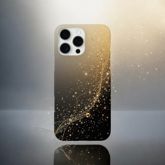 Draaiende Elegantie Goud Case-Mate iPhone Case