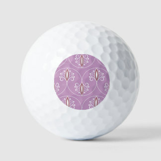 Draaiende elegantie: Vintage geometrisch Golfballen