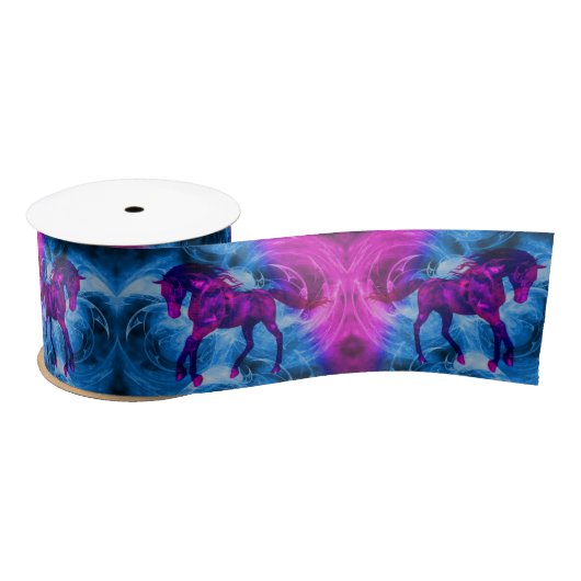 Draaiende Fractal Fantasy Horse Art Lint (Spoel)