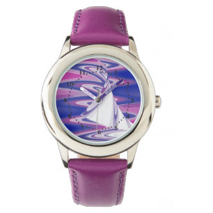 Draaiende golven horloge