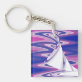 Draaiende golven sleutelhanger (voorkant)