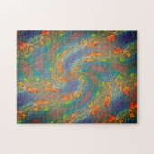 Draaiende herfstbladeren legpuzzel (Horizontaal)