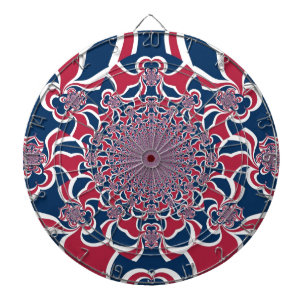 Draaiende Kaleidoscoop Art Print Dartbord